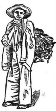 man wearing hat with bag