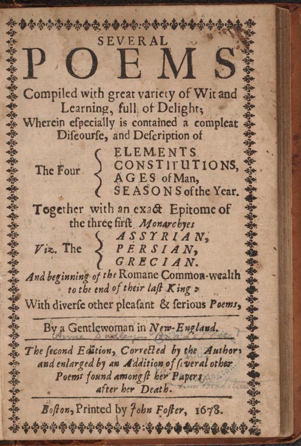 original printed title page