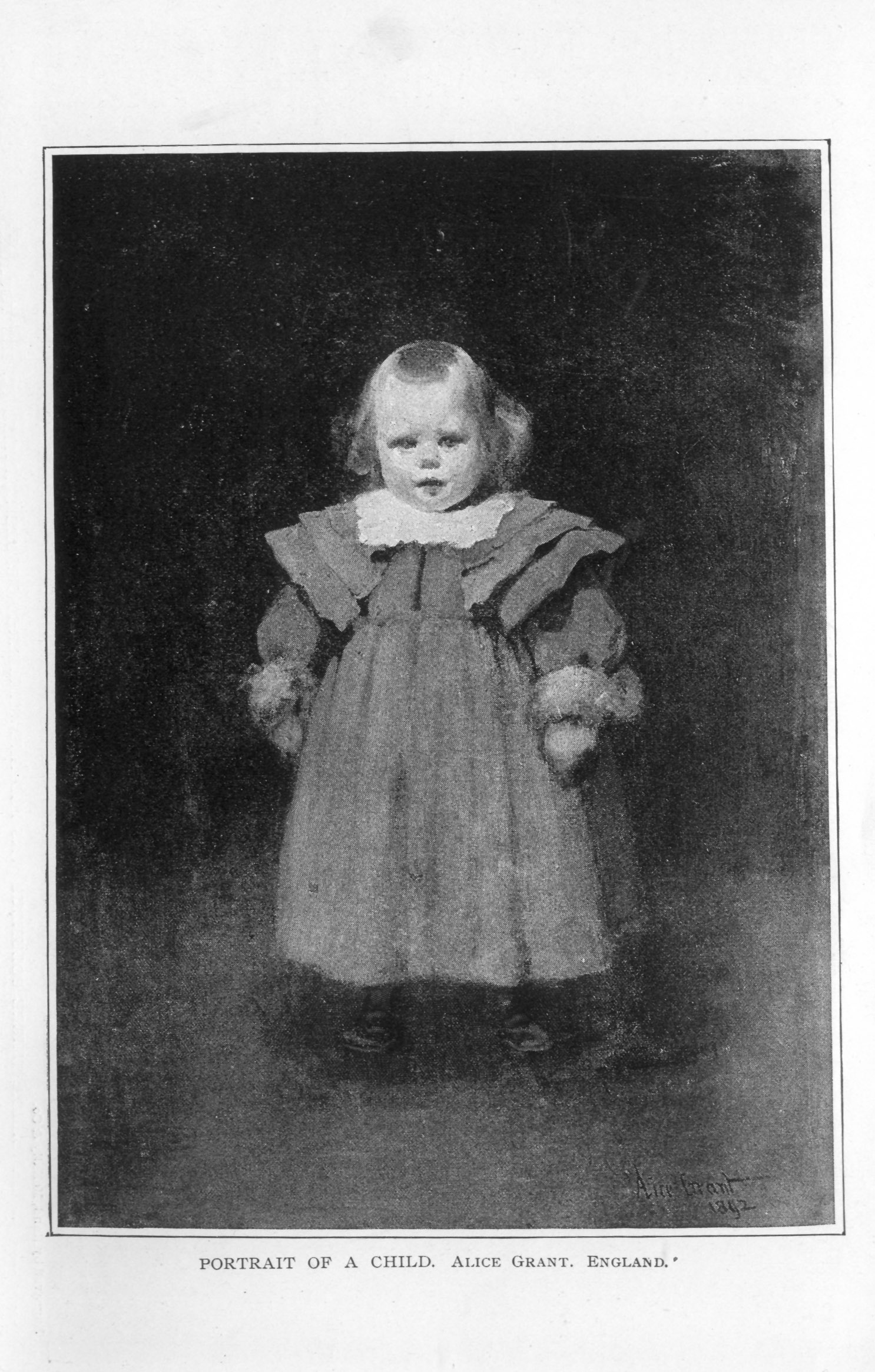 young child standing