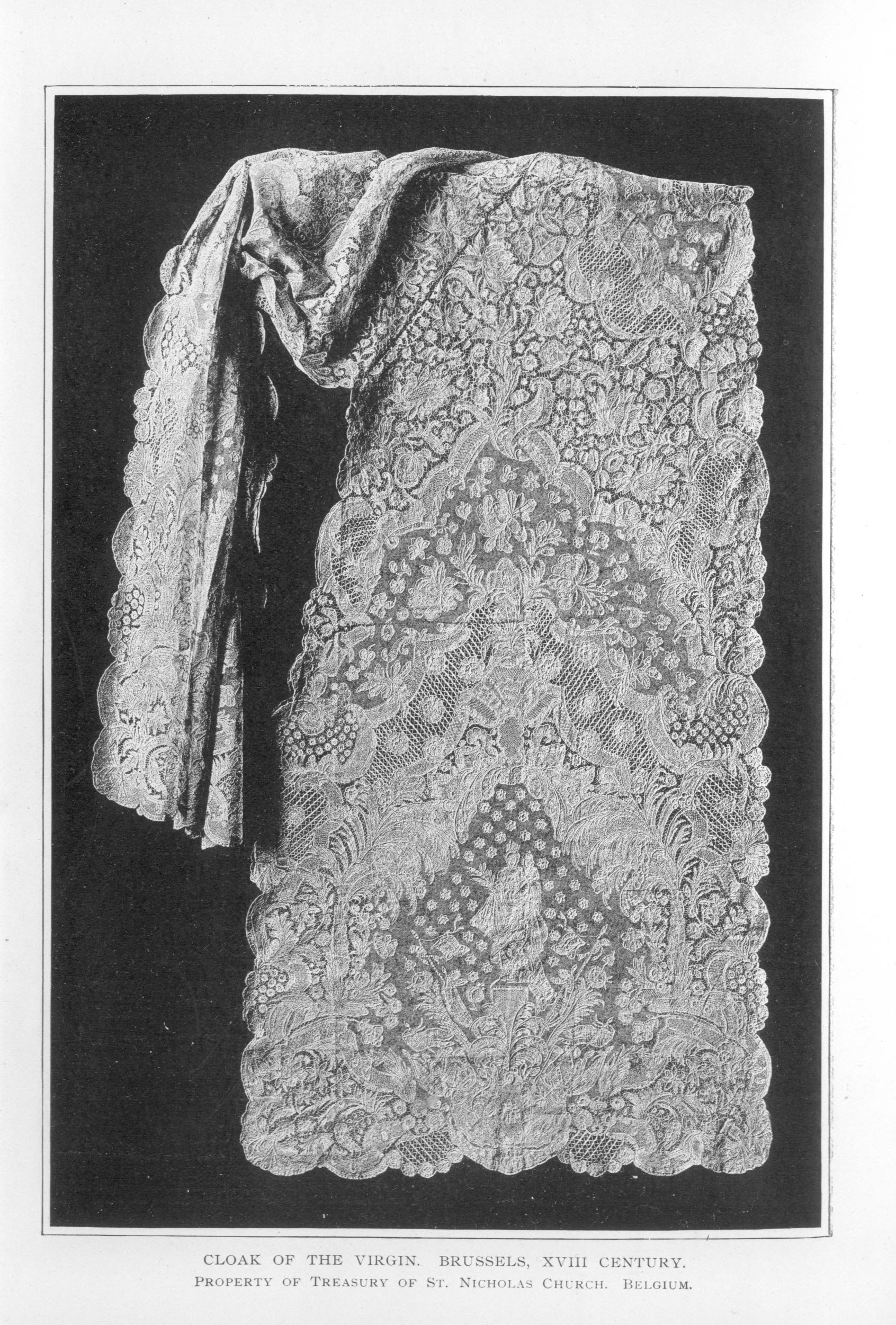 intricate lace cloak