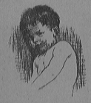 drawn portrait of the baby with extra detail in the face