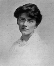 woman in white shirt with glasses