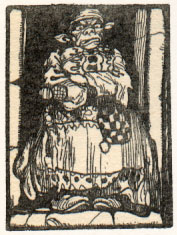 goblin-looking woman with arms crossed