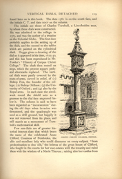 Facsimile of the page as it appears in the printed book; illustration: sundial on pillar