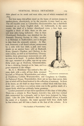 Facsimile of the page as it appears in the printed book; illustration: sundial atop pillar