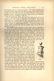 Facsimile of the page as it appears in the printed book; illustration: sundial on roof