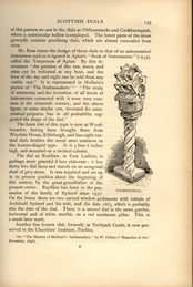 Facsimile of the page as it appears in the printed book; illustration: sundial on spiral pillar