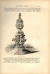 Facsimile of the page as it appears in the printed book; illustration: ornate multifaceted sundial