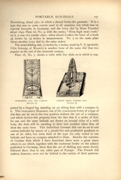 Facsimile of the page as it appears in the printed book; illustration: two small folding sundials