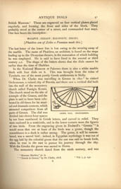 Facsimile of the page as it appears in the printed book; illustration: two-dimensional semicircular sundial with two ducks