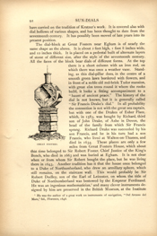 Facsimile of the page as it appears in the printed book; illustration: stone sundial with multiple shapes carved out sitting atop pedestal
