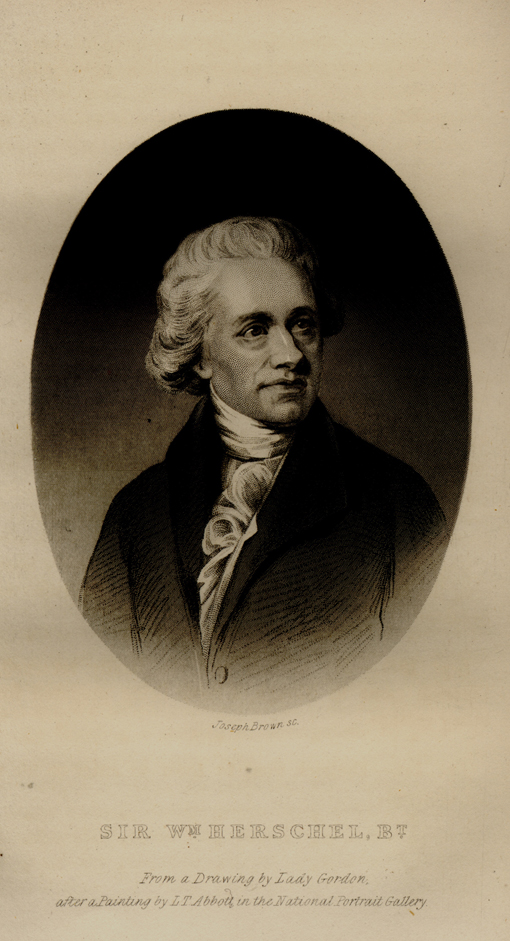 Portrait of a man with powdered hair.