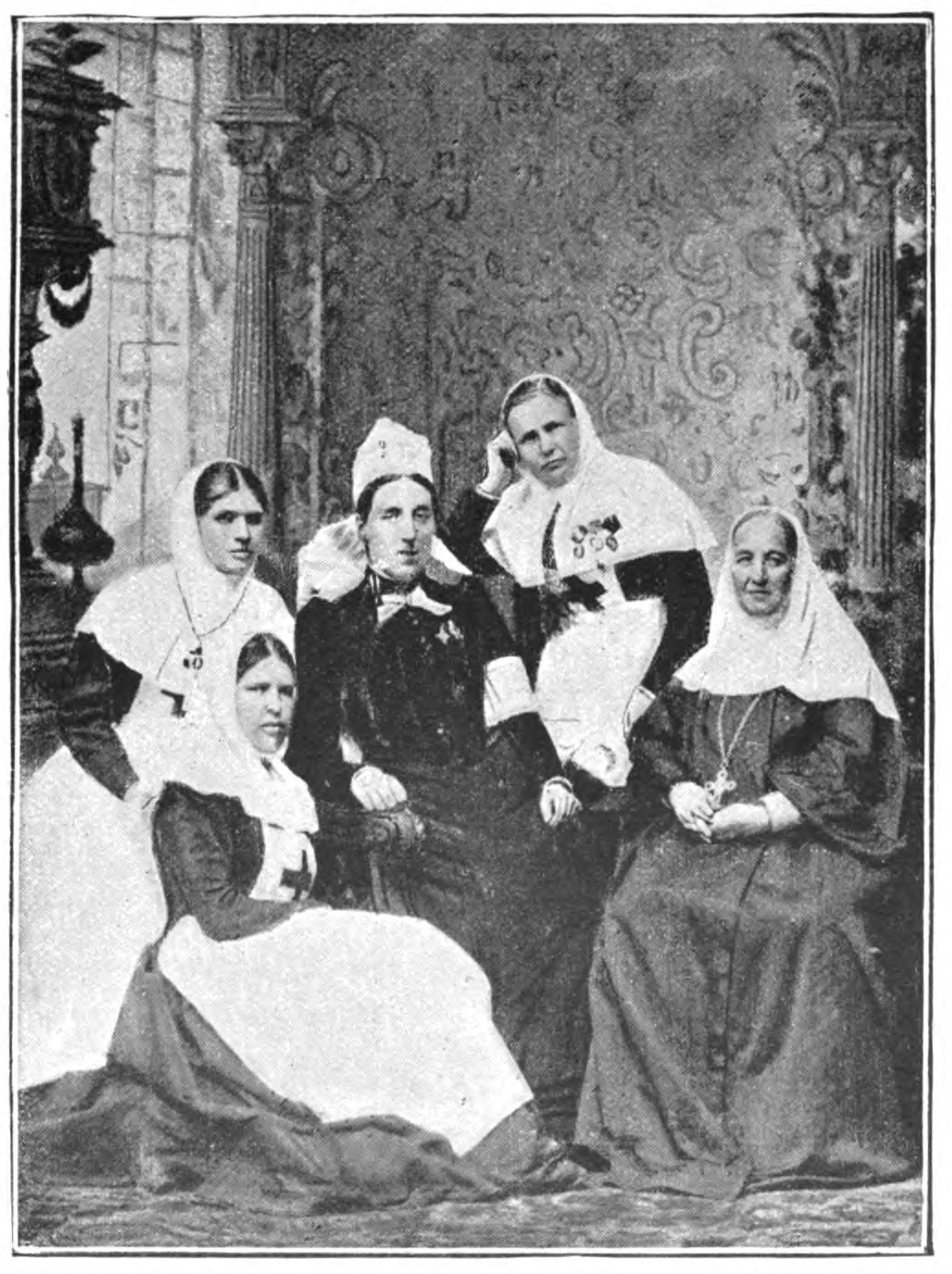 a group of seated women