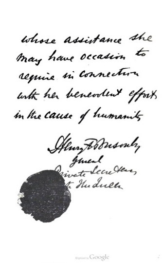 handwritten page from letter