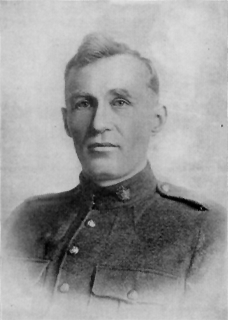 Portrait of a light-haired man in uniform.