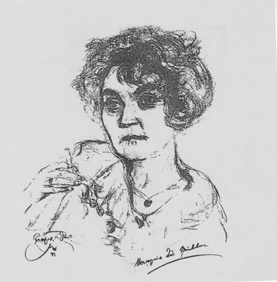 woman, pencil sketch