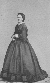 woman in floor-length dress