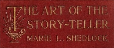 embossed title and author's name, with lighted lamp