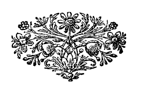 Decorative floral drawing.