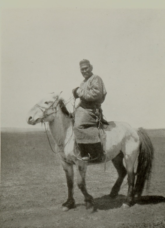 Chakar man riding a horse