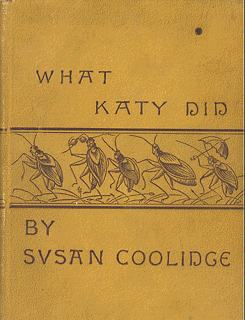A group of Katydids dance in a line with the title WHAT KATY DID BY SUSAN COOLIDGE
