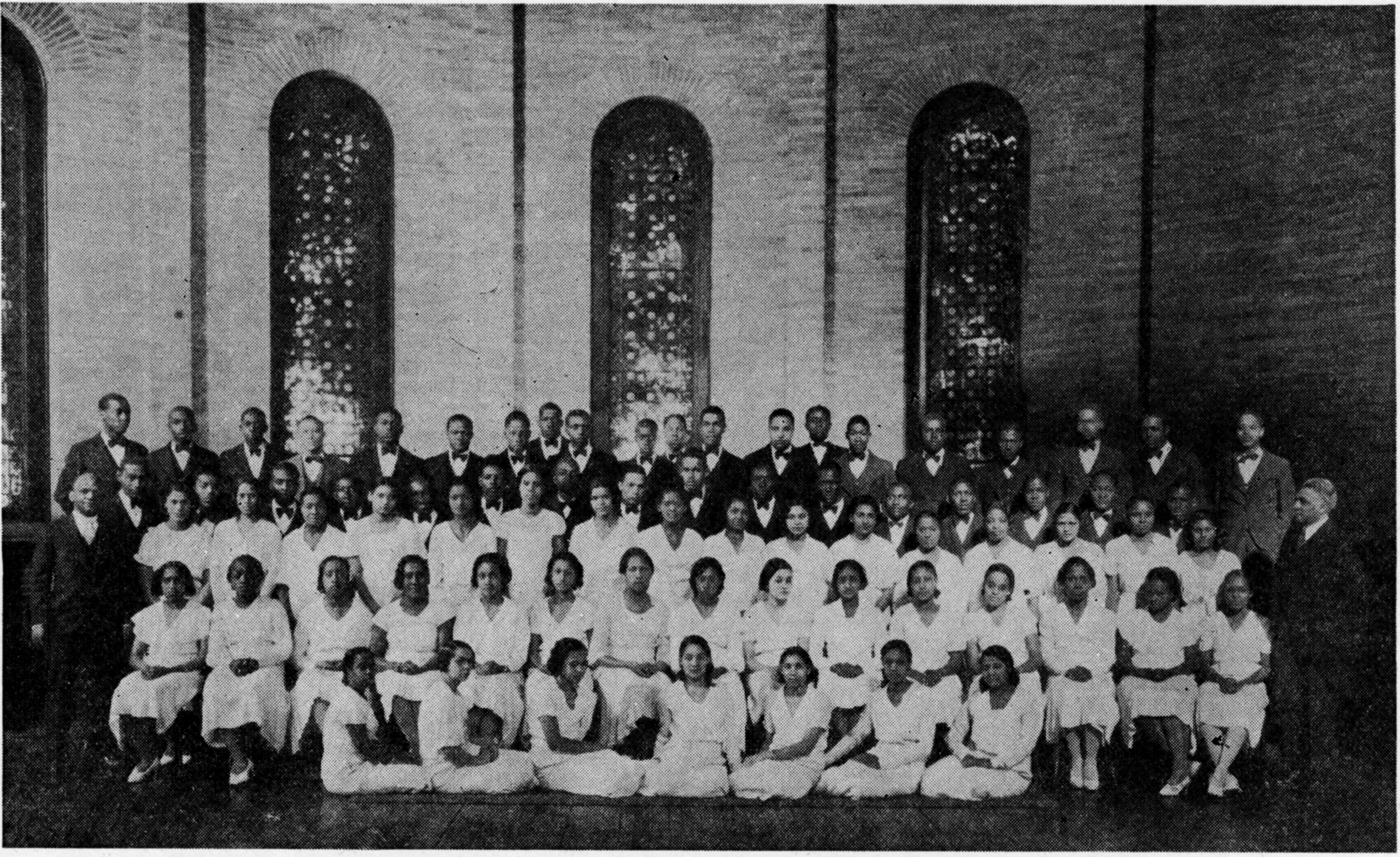 photograph of the choir inside a church