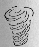 spiral of wind