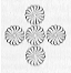 cross design made up of five ornamental circles