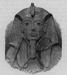 MASK FROM THE MUMMY-CASE OF RAMESES II.