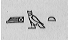hieroglyphic group for Khem-t, Egypt