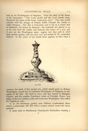 Facsimile of the page as it appears in the printed book; illustration: horizontal sundial on pedestal