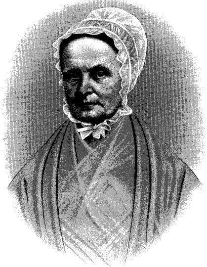 portrait of old woman in bonnet