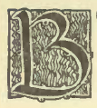 B (illuminated letter for boom)