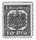 Facsimile of stamp.