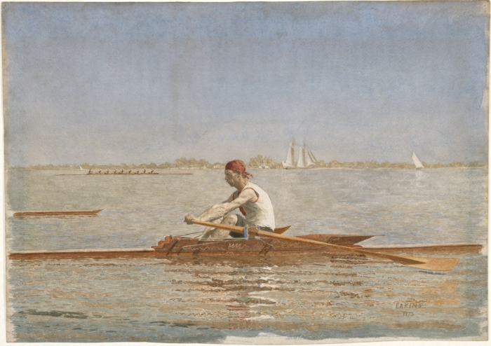 man rowing; similar to previous