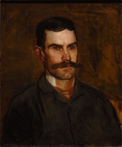 man with large moustache