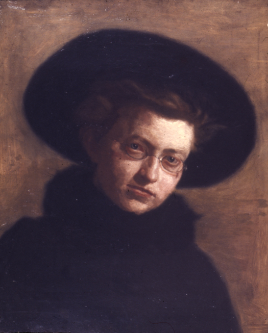 girl with hat and glasses