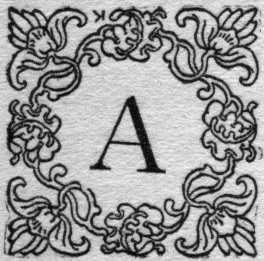 A (illuminated letter for Albert's)