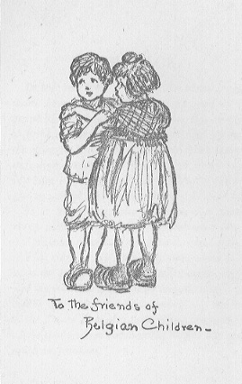 a girl and boy holding each other, the text says 'To the friends of Bulgarian Children' 