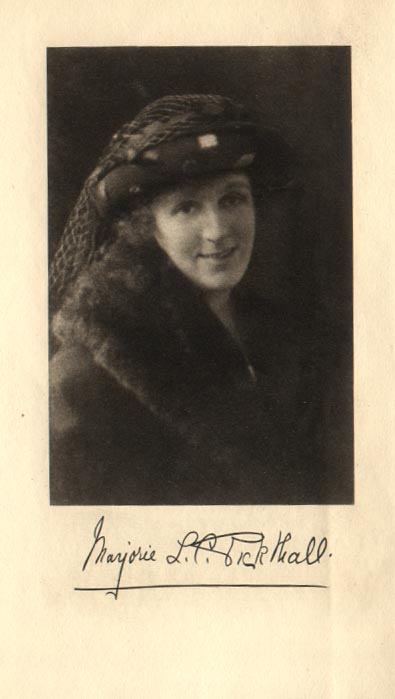 photograph of Marjorie Pickthall
