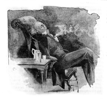 Image of a bald man (Rev. Anthony Hawke), leaning back in a chair, with a hand on his chest.