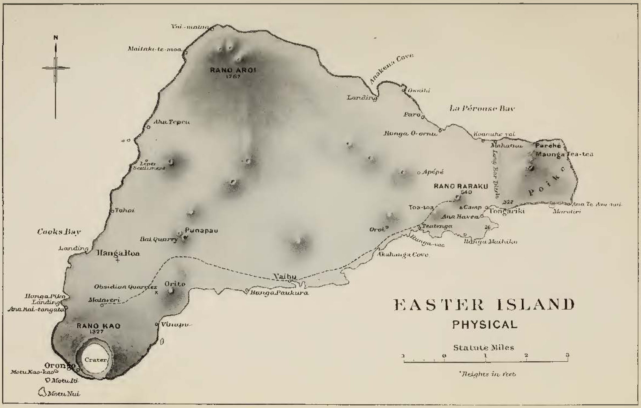 map of Easter Island
