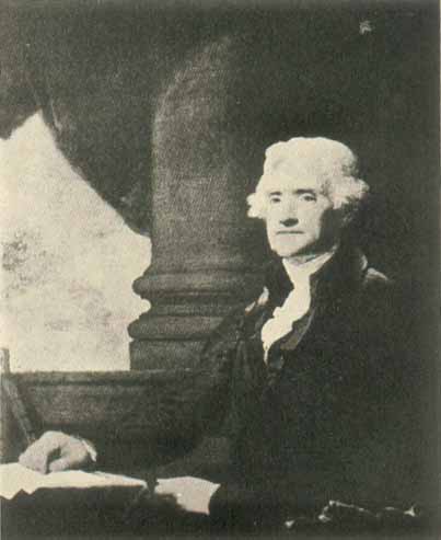 Portrait of Jefferson.