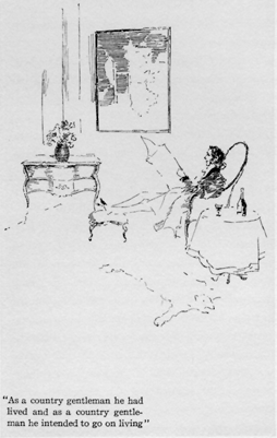 Man relaxing and reading on a chaise in a well-appointed room with a bear skin rug.