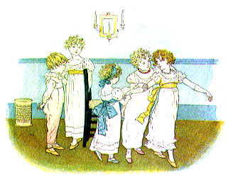 five children playing
