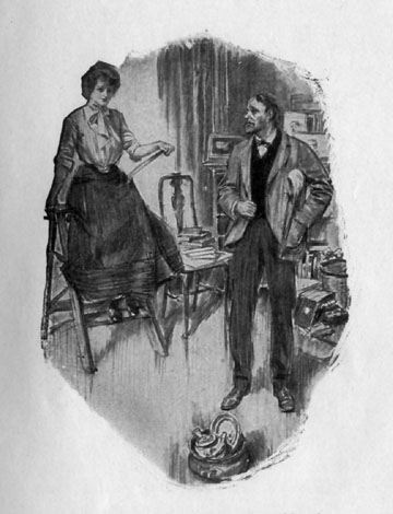 woman and man in conversation
