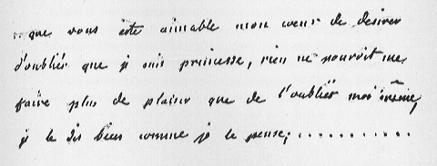 handwriting in french